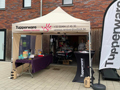 Vouwtent van 3x3 m met opvallende reclamebanner (4 zijden)