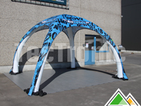 Bedrukte inflatable tent voor Airspace