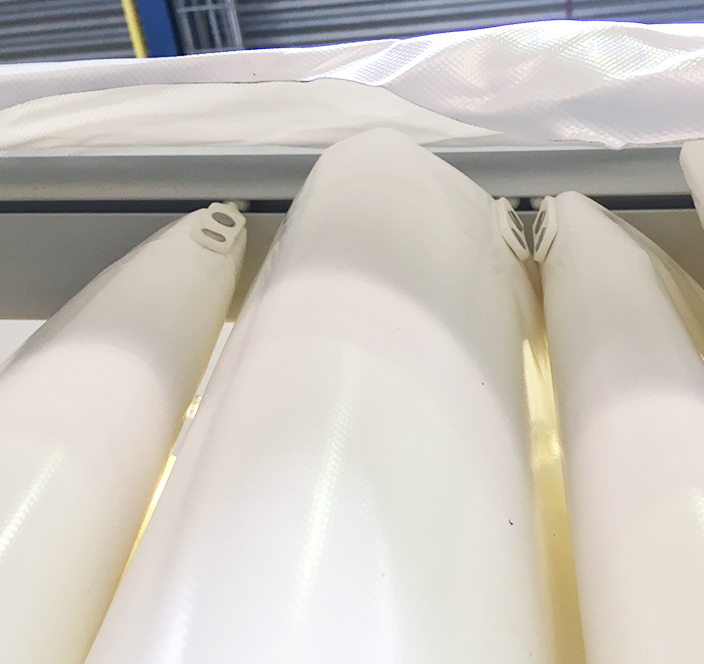 dak en zijwanden uit ultrasterk pvc