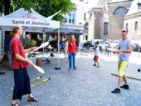 Al heel wat steden en gemeenten kozen voor een bedrukte pop-uptent, ook Ville de Liège.