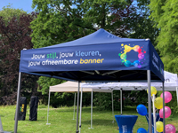 Ideaal als eyecatcher op beurzen en evenementen