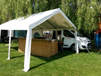 Professionele pvc partytent 4x6 in kleur wit - Catering 27