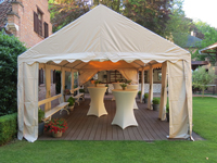 5x8 einde reeks partytent