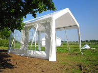 Feesttent 3 x 4 pe wit