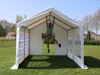 Verkoop van professionele partytenten 10 x 5 met stevig frame