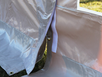 Professionele partytent 4x8 met velcro tegen de wind