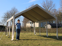Feesttent 4x8 zonder zijwanden