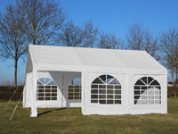 Verkoop van erg robuuste partytenten van 6x6