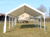 Professionele partytent 4x8 m zonder zijwanden