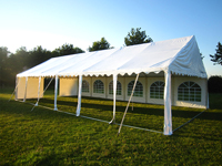 Aanbod tweedehands dak en zijwanden voor uw partytent