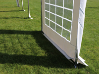 Zijwand in High Quality wit PVC