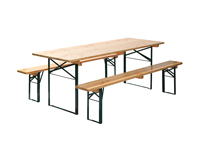 biertafel met banken