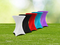 Statafel hoes. Beschikbaar in wit, zwart, rood, turquoise en lavendel.