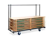Transportkar voor 10 biertafelsets