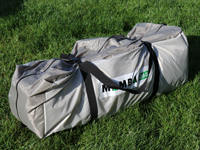 De tent wordt geleverd in een praktische en mooie draagtas