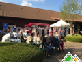 Place Madelein combineert een bedrukte 3x3 vouwtent met een hippe foodtruck