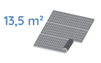 oprolbare tentvloer 3x4,5