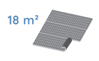 oprolbare tentvloer 3x6