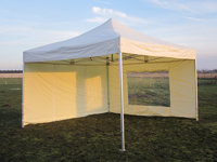 Verkoop scharniertent 4x4 meter aluminium