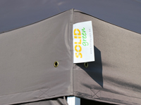 Taupe polyester dakzeil met pvc coating van het merk Solid Green